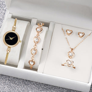 Relógios De Pulseira Pequenos Simples Feminino De Aço Inoxidável Retro Pulso De Quartzo Fashion Casual - RedShopdescontos
