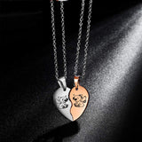 Nova Lista de Produtos Anime Cartoon Star Treasure Stitch Love Heart Pair Necklace Pingente Jóias - RedShopdescontos